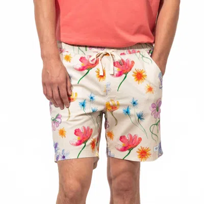 Banks Journal Fluer Elastic Boardshort In Bone In White