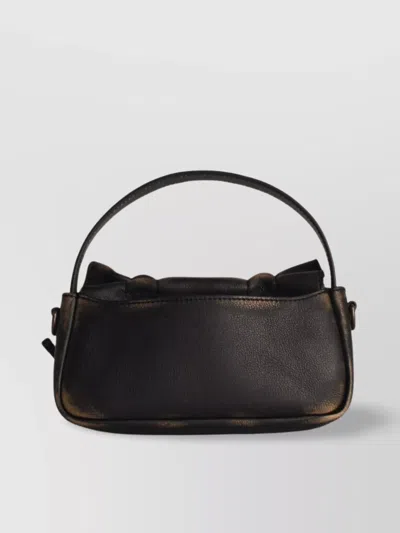 Acne Studios Handle Shoulder Bag With Bow And Adjustable Strap