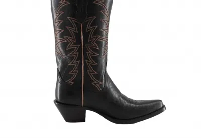 Buck & Brana Isabella Leather Cowgirl Boots - Stylish Western Footwear & Comfort In Black In Black