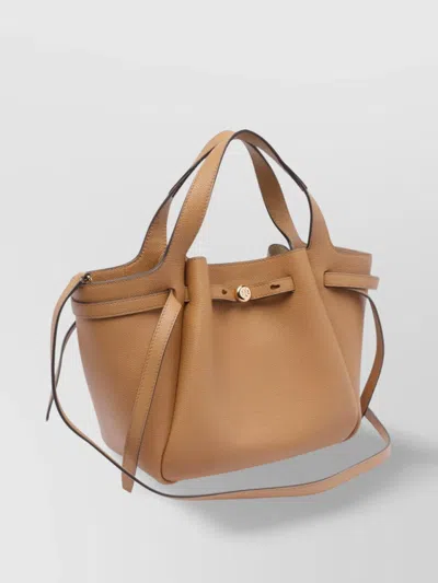 Tory Burch Textured Double Handle Tote Bag