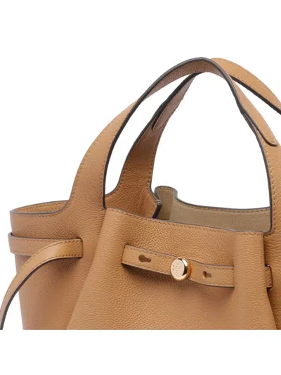 Tory Burch Textured Double Handle Tote Bag
