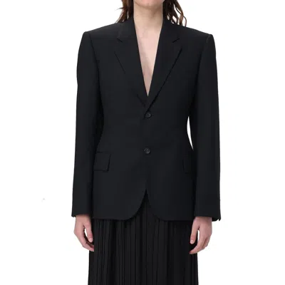 Balenciaga Wool Jacket Women In Black