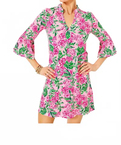 Lilly Pulitzer Hayes Mini Dress In Conch Shell Pink Koala La La In Pink