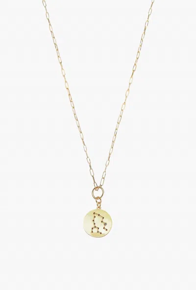 Thatch Women's Constellation Pisces Charm Necklace In Gold