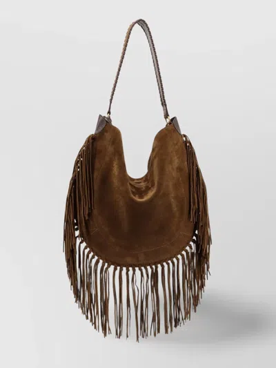Isabel Marant Suede Fringed Tote Bag