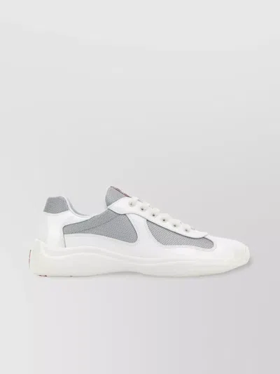 Prada Sneakers Men White In White