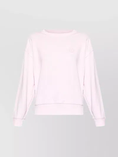Kenzo Cotton Sweatshirt In Pink