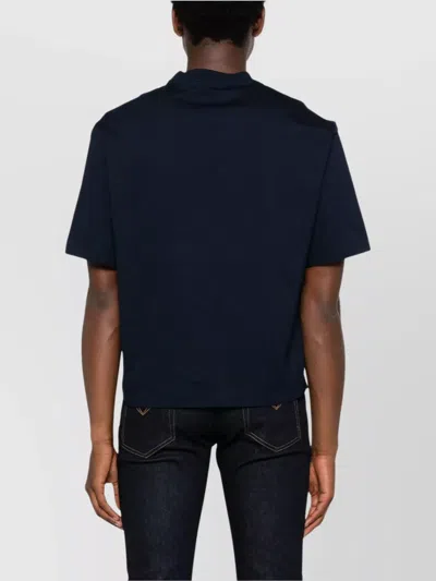 Versace Medusa Varsity Boxy T-shirt In Blue