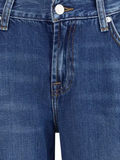 7 For All Mankind Spencer Mid-rise Flared Jeans In Blue