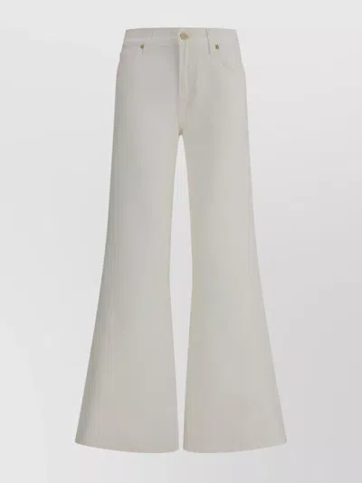 7 For All Mankind Flare Jeans Silhouette Figure-flattering In White