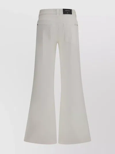 7 For All Mankind Flare Jeans Silhouette Figure-flattering In White