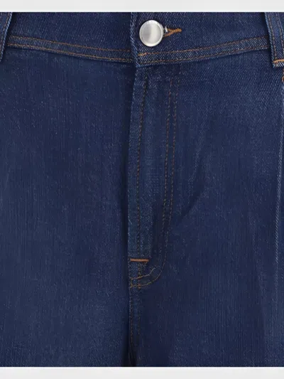 7 For All Mankind High Rise Wide Leg Pants In Halona In Blue