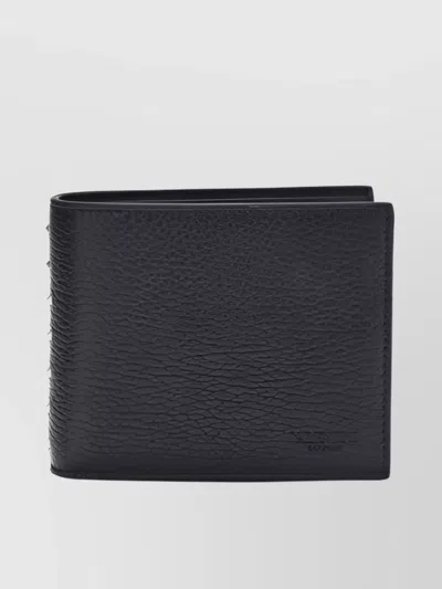 Valentino Rockstud Grained Leather Bifold Wallet