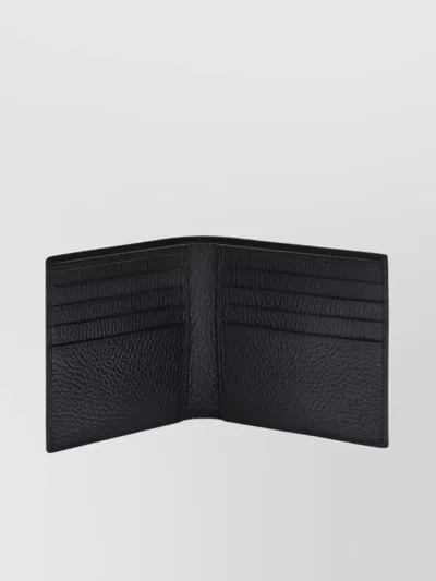 Valentino Rockstud Grained Leather Bifold Wallet