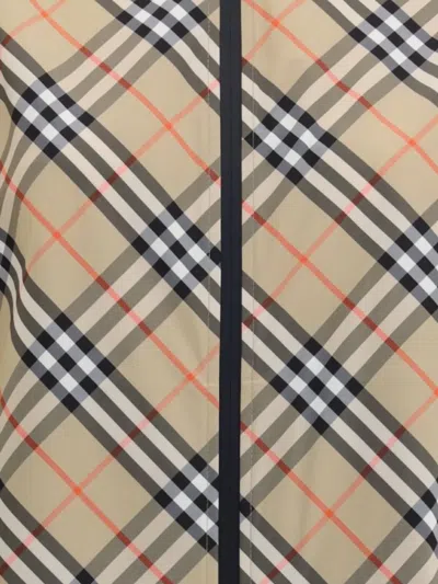 Burberry Women Archivio Check Waterproof Jacket