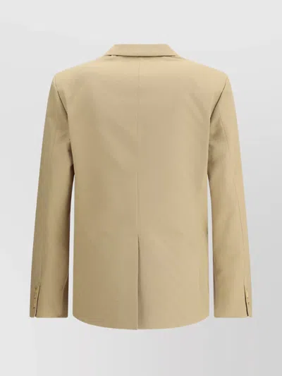 Gucci Gg Supreme-pattern Blazer In Neutral