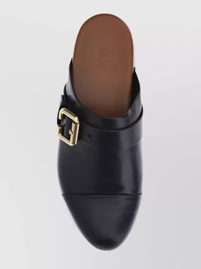 Chloé Women Jeannette Leather Clogs In Black