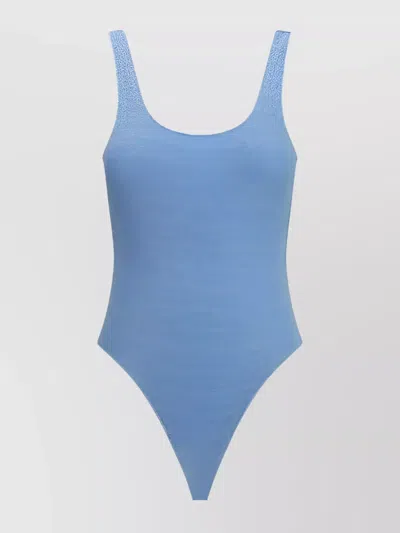 Oseree Radiant Sporty One Piece Swimsuit In Blue