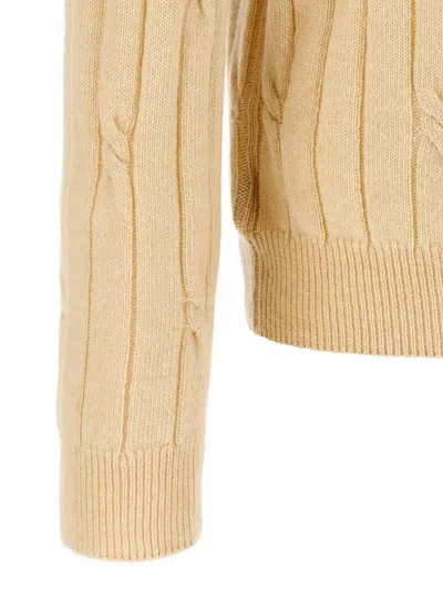 Zanone Wool Braided Pattern Polo Shirt