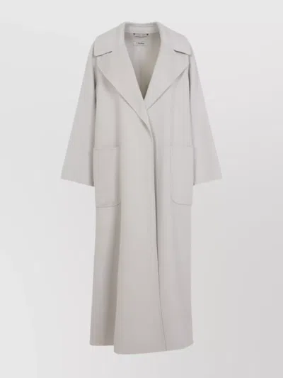 S Max Mara Max Mara's Doris Long Coat In White