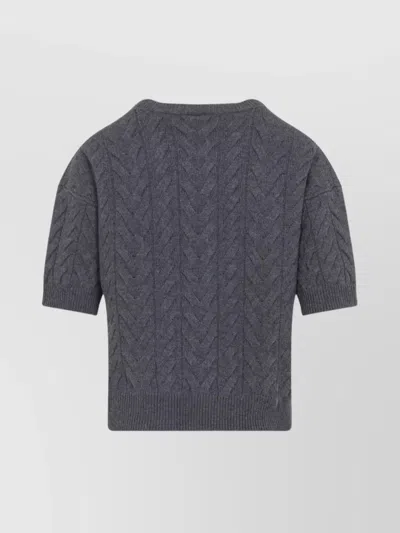 S Max Mara Dominus Cable Knit Sweater