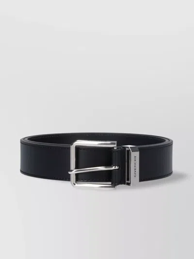 Givenchy Leather Belts Adjustable Silver Hardware In Black