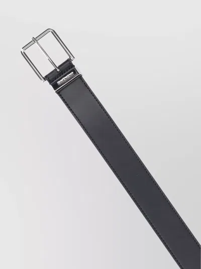 Givenchy Leather Belts Adjustable Silver Hardware In Black