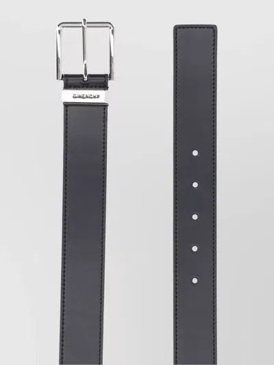 Givenchy Leather Belts Adjustable Silver Hardware In Black