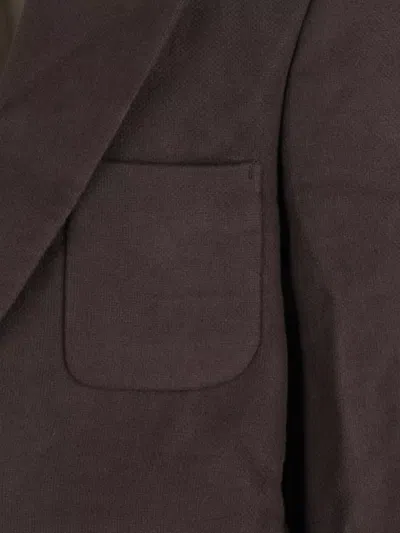 Our Legacy Tailored Suit Jacket Notch Lapel In Brown