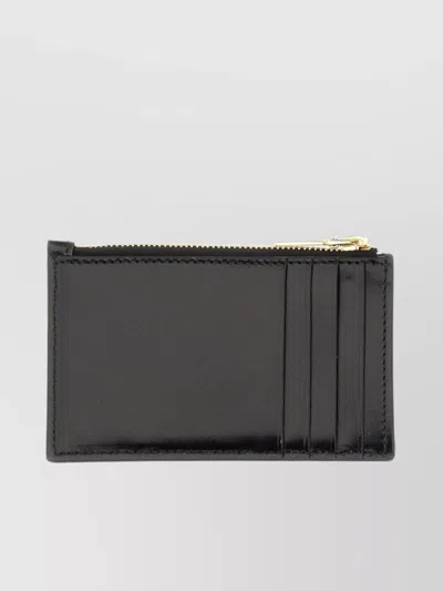 Alexander Mcqueen Cardholder With Chic Gold-tone Hardware