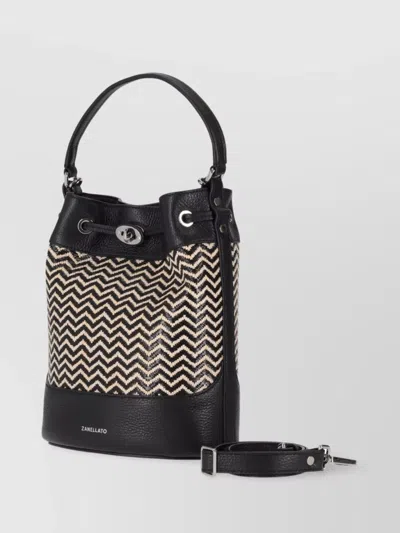 Zanellato Handle Strap Shoulder Bag Metal Hardware