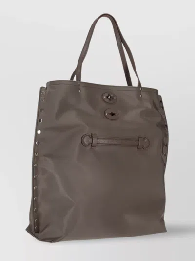 Zanellato Eyelet Detailing Shoulder Bag With Front Buckle