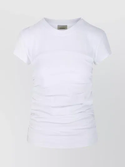 Isabel Marant Étoile Isabel Marant Maelie Ruched Detailed T-shirt In White