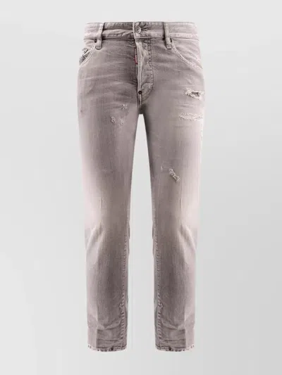 Dsquared2 Skater Jeans With Destroyed Effect
