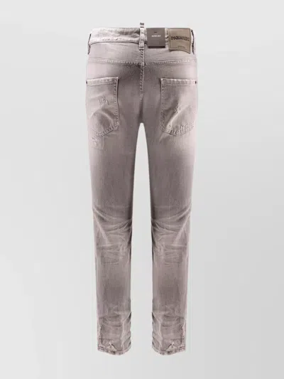 Dsquared2 Skater Jeans With Destroyed Effect