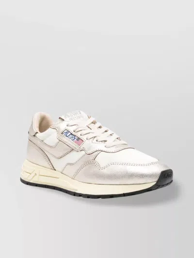 Autry Low Top Silhouette Sneakers With Contrast Sole