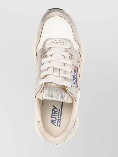 Autry Low Top Silhouette Sneakers With Contrast Sole
