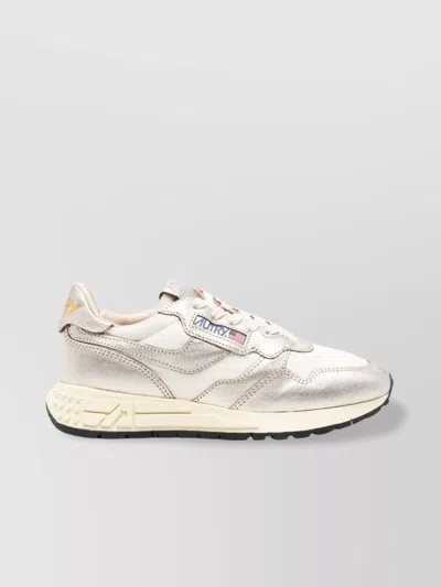 Autry Low Top Silhouette Sneakers With Contrast Sole