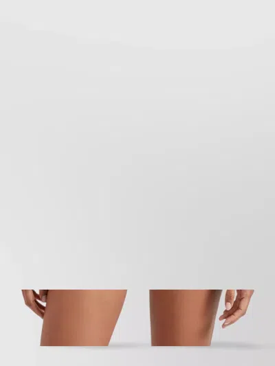 Hunza G Julia Bikini With Tonal Circles In Metallic Khaki