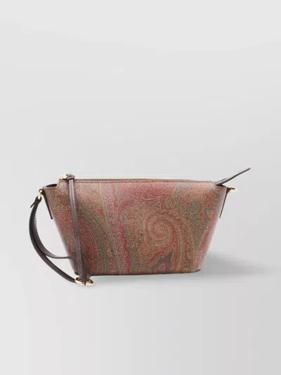 Etro Adjustable Strap Shoulder Bag With Paisley Pattern