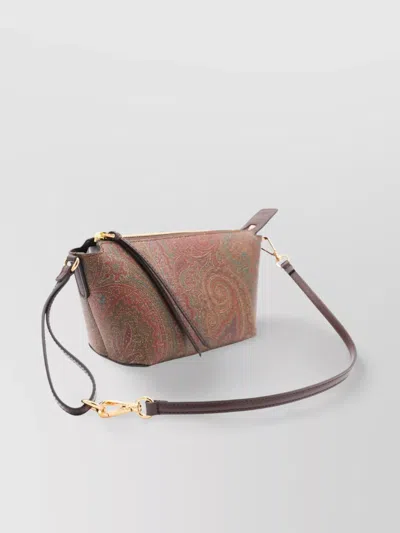 Etro Adjustable Strap Shoulder Bag With Paisley Pattern