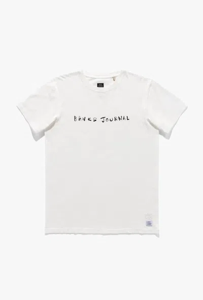 Banks Journal Men's Dunkwell Banks Tee In Off White In White