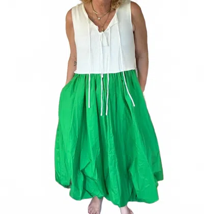 Jodifl Living In Summer Lace Dress In Green In Green