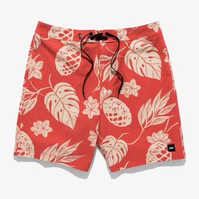 Banks Journal Men's Vibes Boardshort In Red In Red