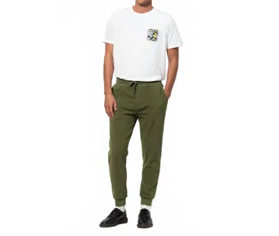 Banks Journal Primary Polar Fleece Pants In Dark Olive In Green