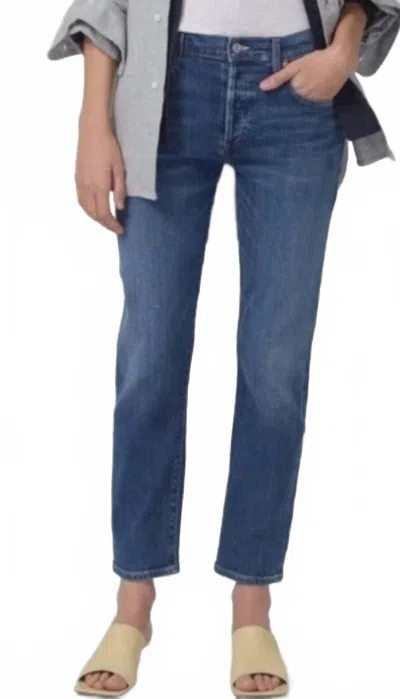 Citizen Of Humanity Emerson Slim Boyfriend Jeans In Trinket In Blue