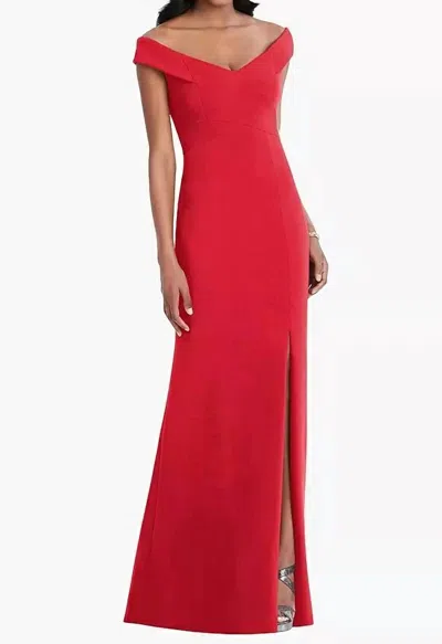 Dessy After Six Bridesmaid Dress In Parisian Red