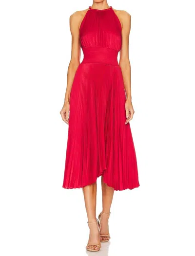 A.l.c Renzo Ii Dress In Really Red In Red