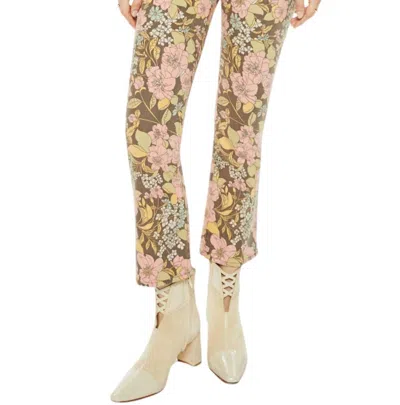 Mother The Hustler Ankle Bootcut Jeans In Multi