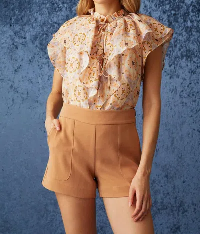Marie Oliver Mia Short In Toffee In Brown